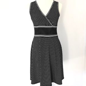 Max Studio V-neck Skater Dress Size Small